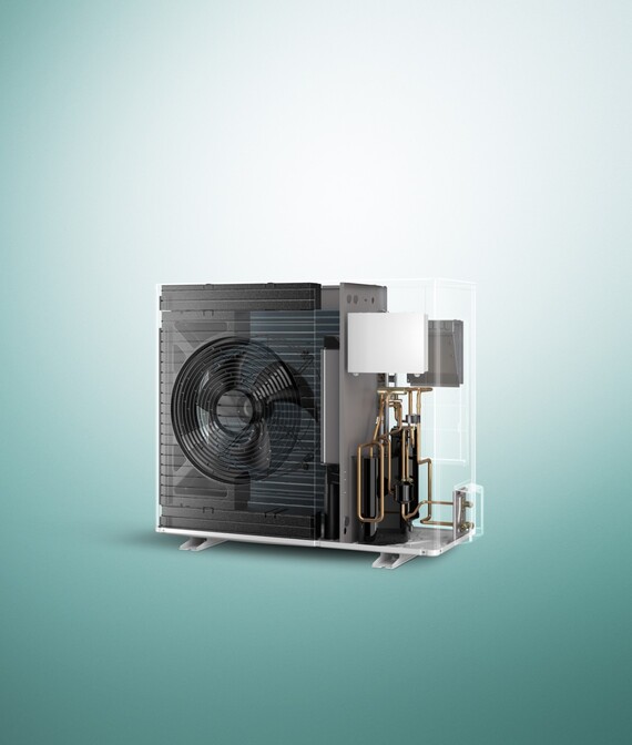 Тепловий насос Vaillant aroTHERM split типу “повітря-вода” 2